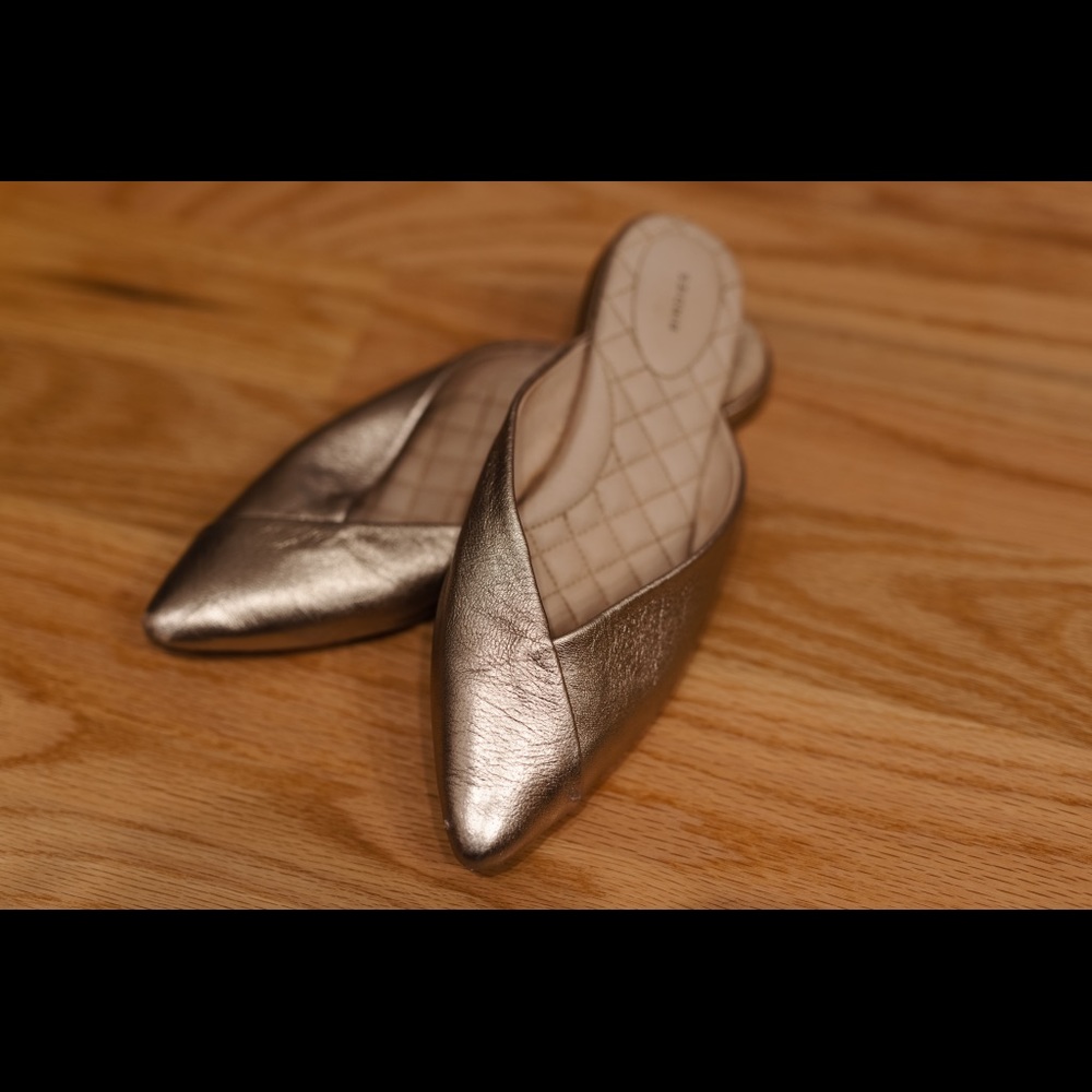 Birdies flats - Swan in Gold 7.5